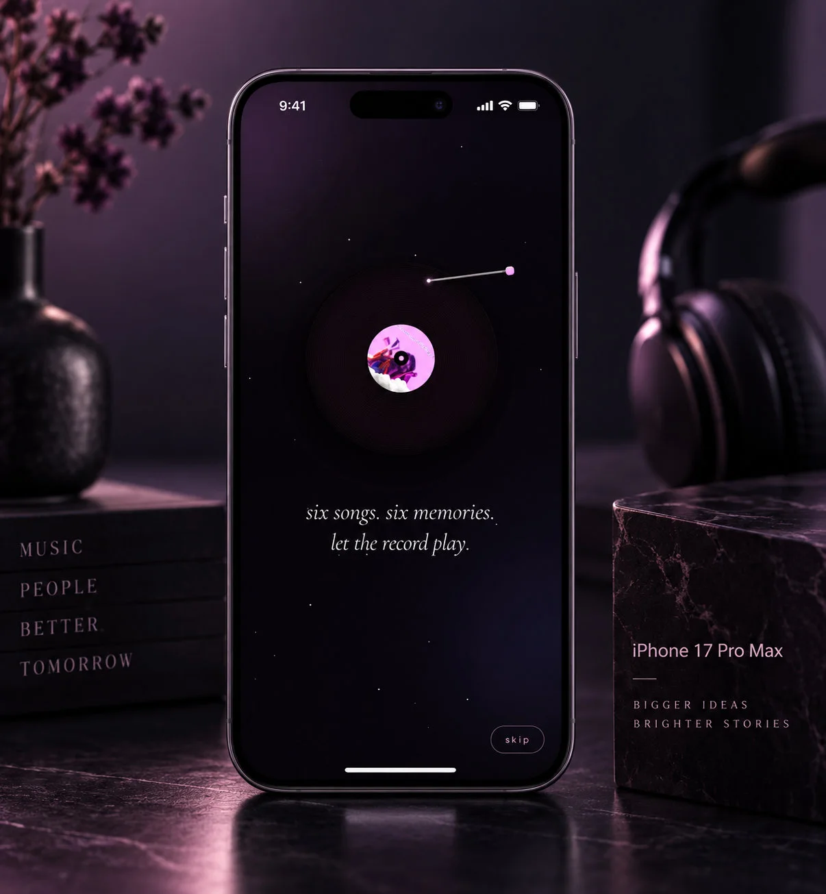Fatsani Music website on an iPhone 17 Pro Max