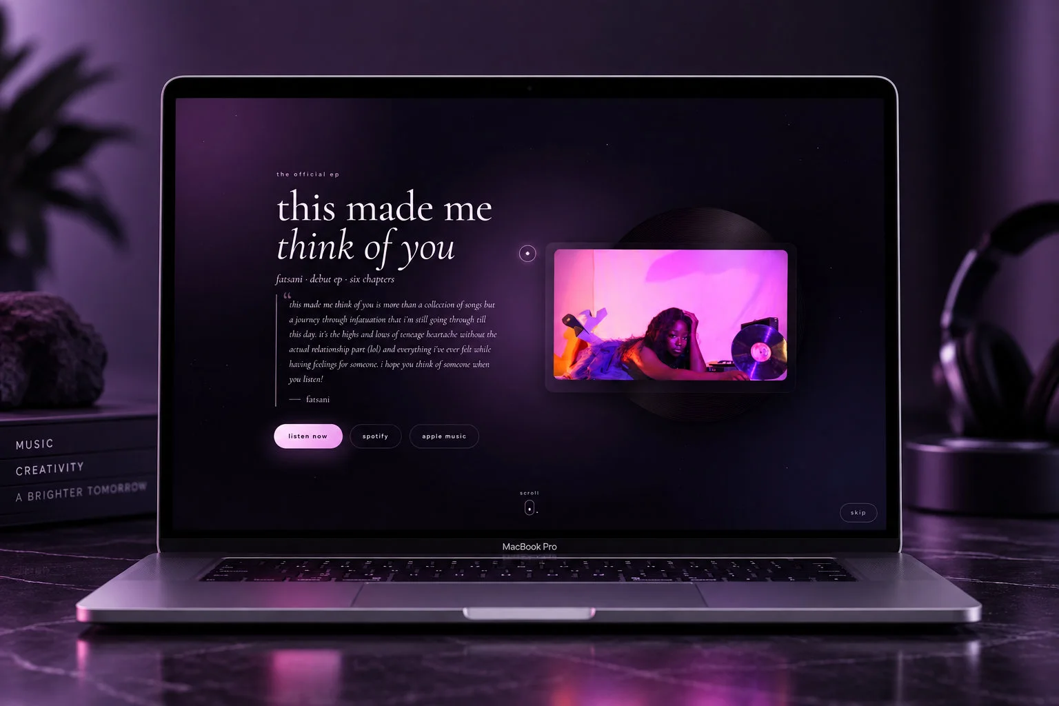 Fatsani Music website